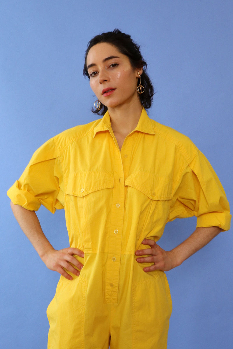 Banana Yellow Jumpsuit S/M