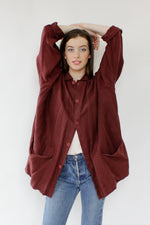 Flax Mulberry Linen Jacket OS