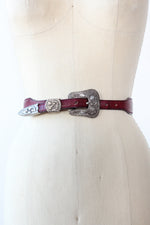 Justin Purple Western Belt XS-M