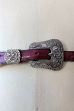 Justin Purple Western Belt XS-M