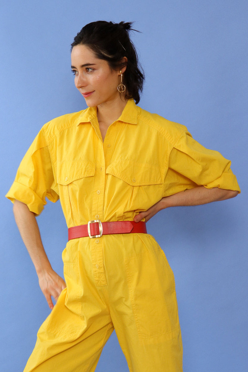 Banana Yellow Jumpsuit S/M
