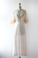 Pale Pink Pleated Nightgown