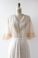 Pale Pink Pleated Nightgown