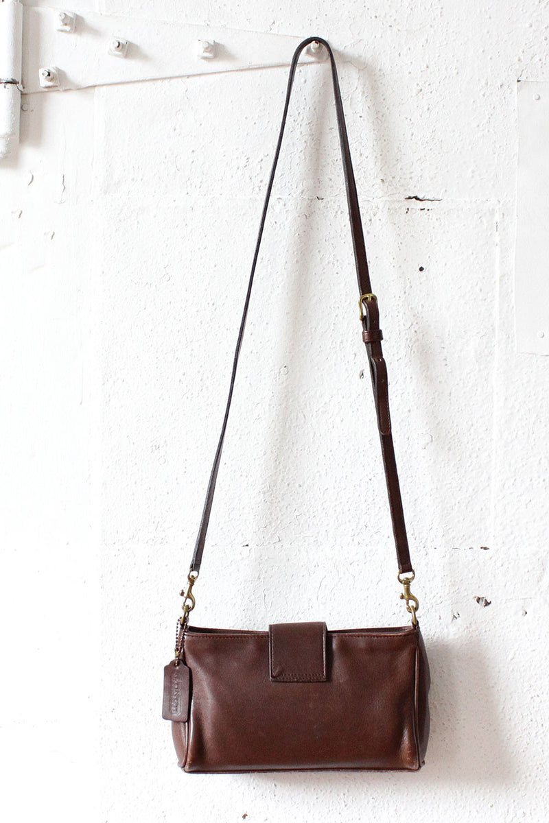 Chocolate Coach Crossbody