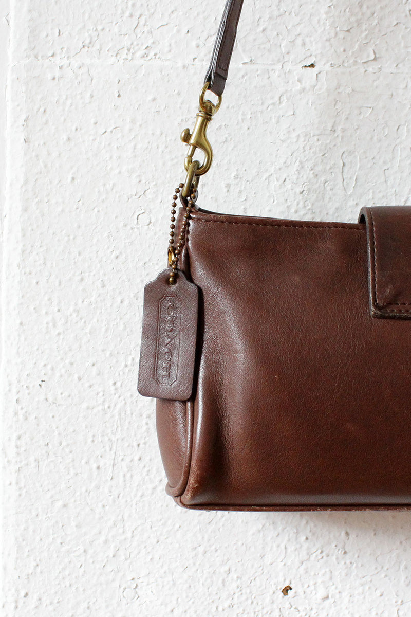 Chocolate Coach Crossbody
