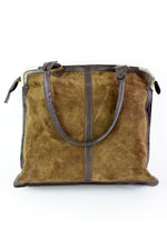 Phillippe suede & leather tote