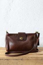 Chocolate Coach Crossbody