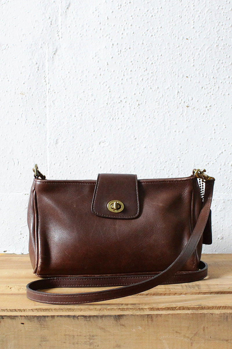 Chocolate Coach Crossbody