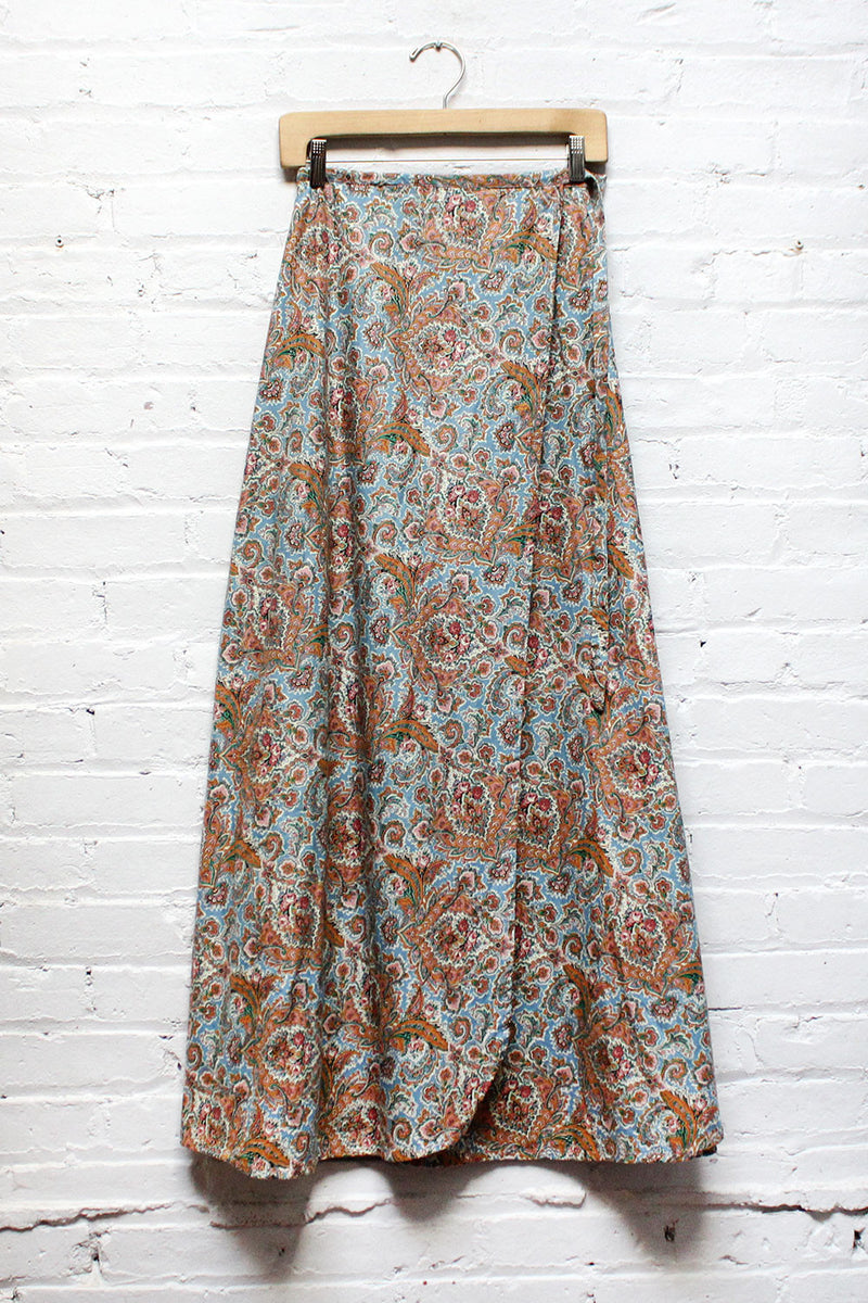 Feather Maxi Wrap Skirt
