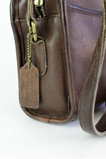 Coach espresso brown crossbody bag