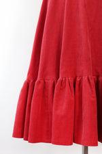 Rose Corduroy Vest Ensemble S