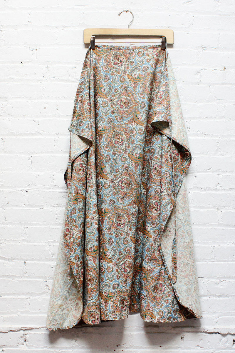 Feather Maxi Wrap Skirt