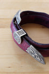 Justin Purple Western Belt XS-M