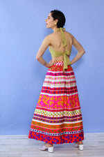 Saks Light Bright Floral Skirt XS