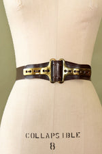 Mahogany Bold Buckle Belt