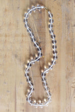 Clear Beaded Necklace