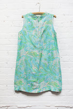 Marbleized Tent Dress M