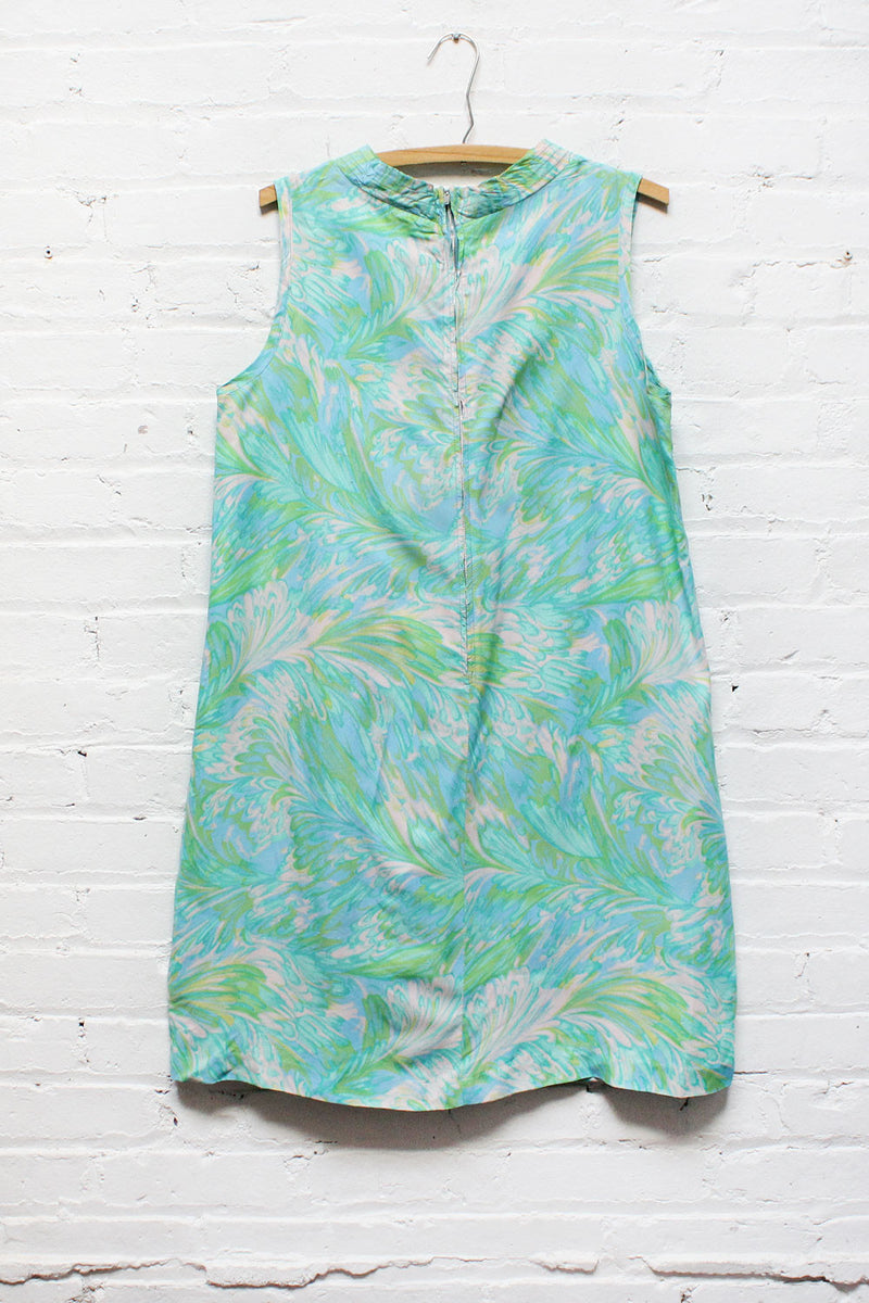Marbleized Tent Dress M