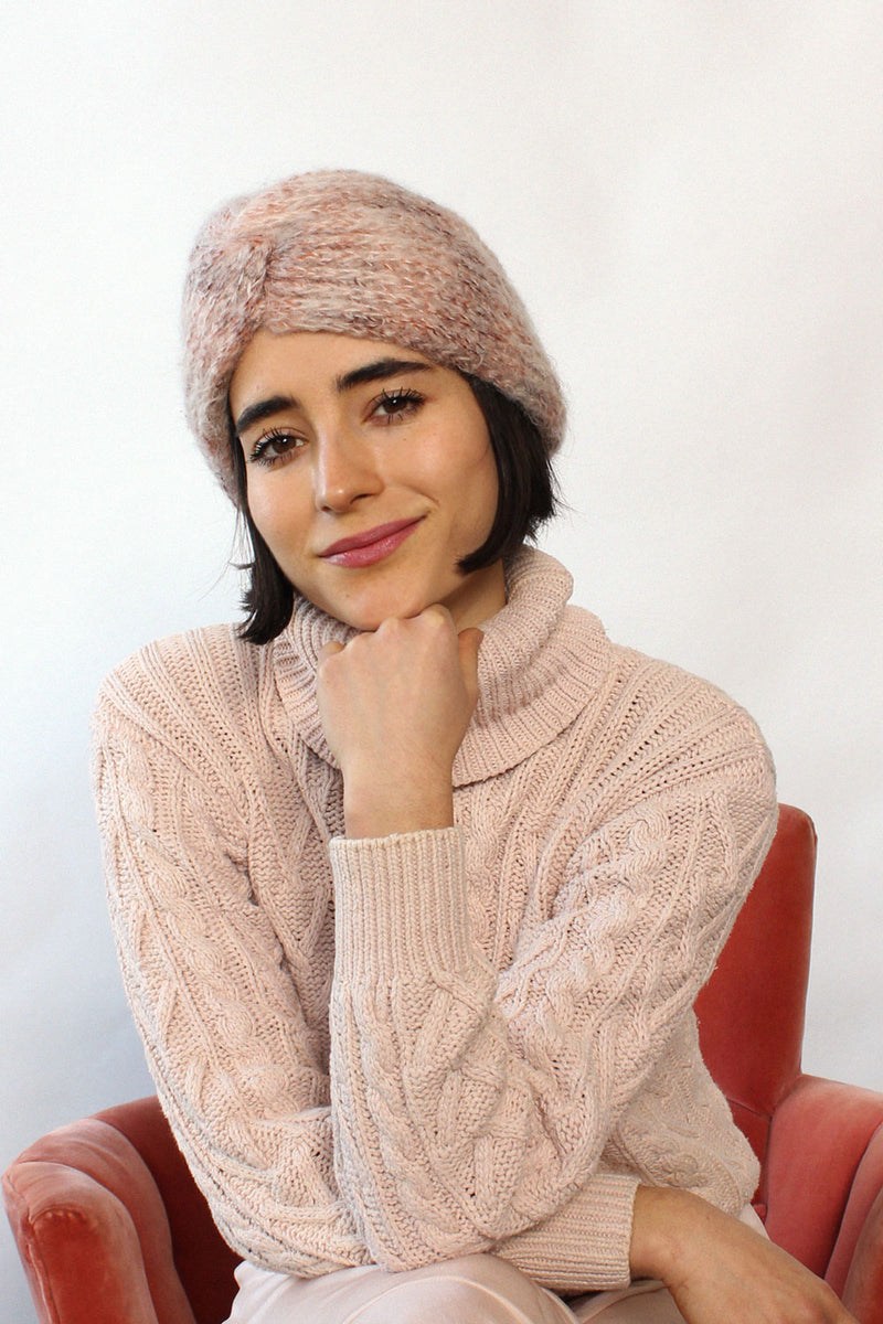 Blush Sweater Turban