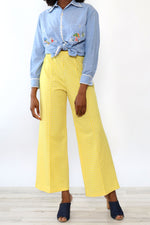 Sunshine Gingham Flares M/L