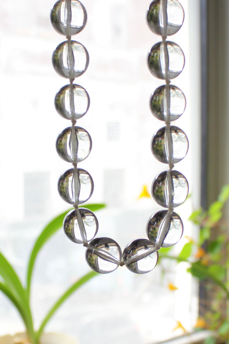 Clear Beaded Necklace