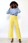 Sunshine Gingham Flares M/L