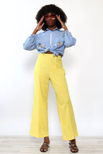 Sunshine Gingham Flares M/L