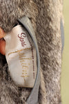 Silver Rabbit Fur Jacket S