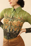 Pixie Lace Buttondown XS