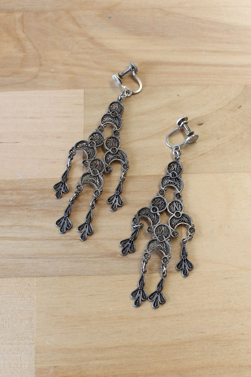 Filigree Chandelier Earrings