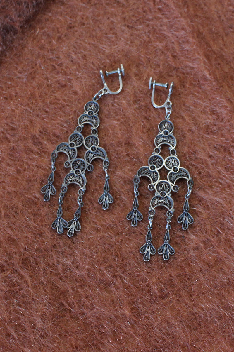 Filigree Chandelier Earrings