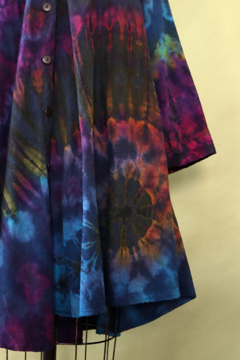 Tie Dye Trapeze Tunic M-XL