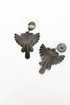 Etched Fan Earrings