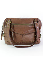 studded leather bag