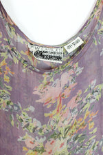 ruffled sheer dress S/M