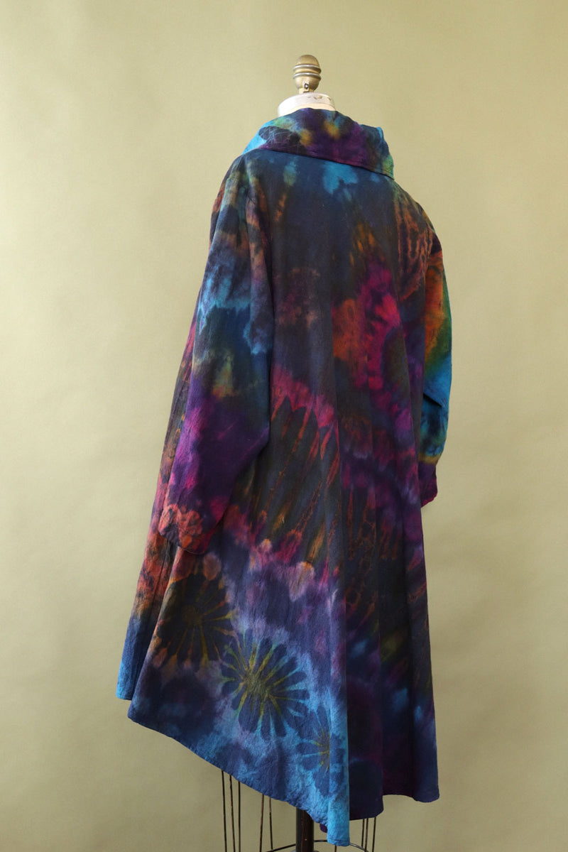 Tie Dye Trapeze Tunic M-XL