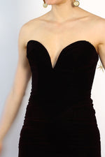 Climax Velvet Bodycon XS