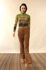 Scallop Suede Pant S