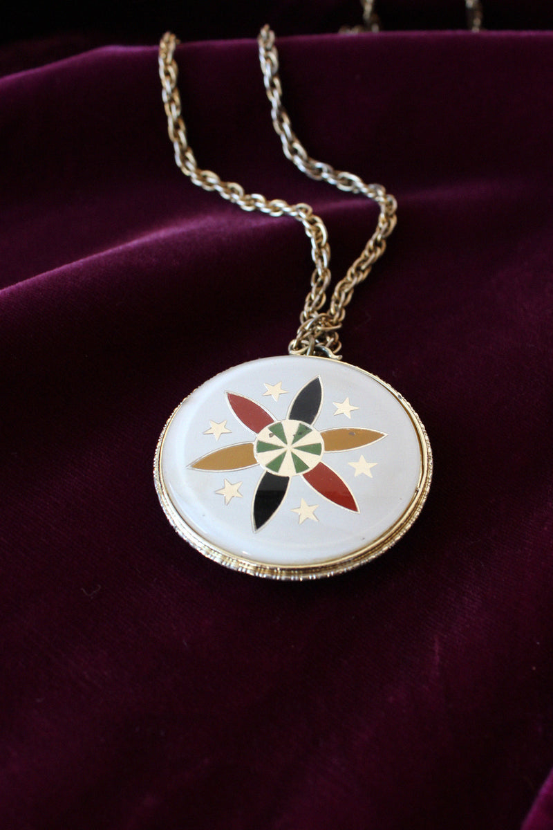Geometric Medallion Necklace