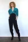 Teal Two Tone Jumpsuit M