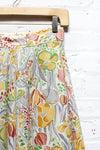 Watercolor Tulip Skirt XS