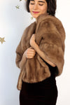 Florencia Mink Capelet XS-M