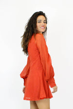 bishop sleeve dress