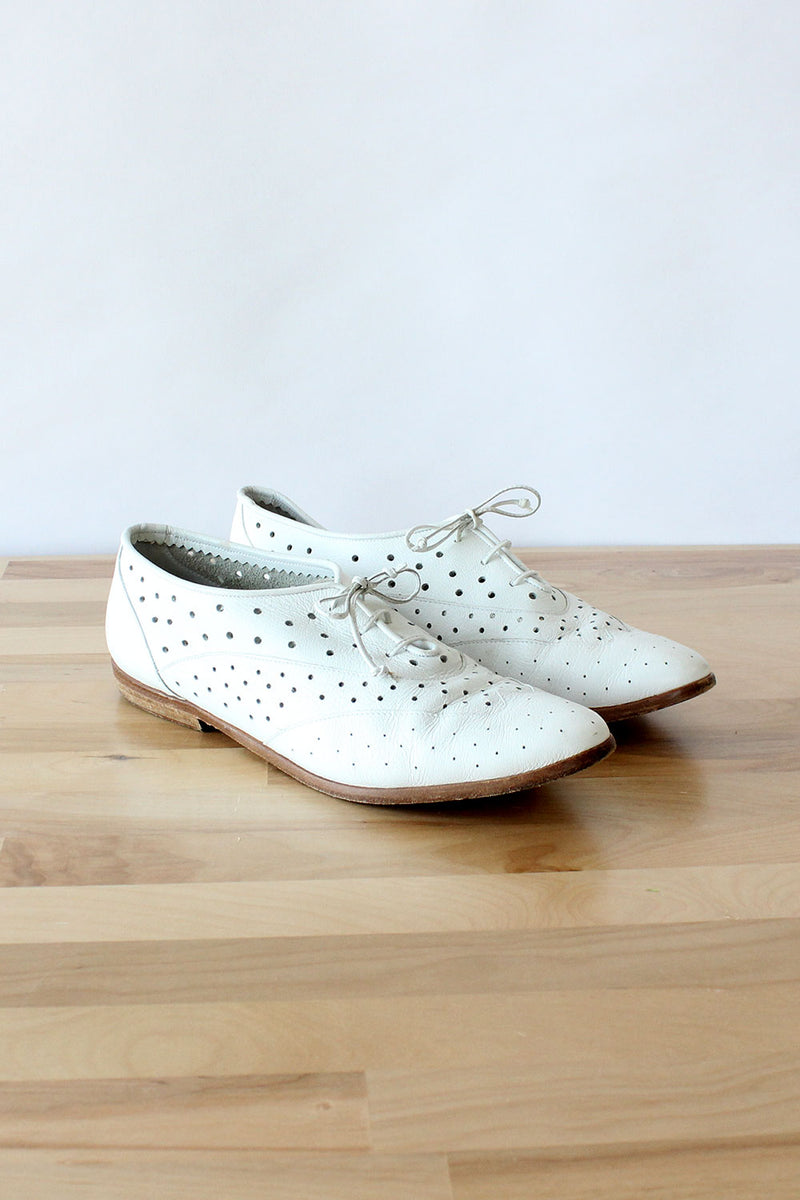 Evan Picone Perforated Oxfords 10