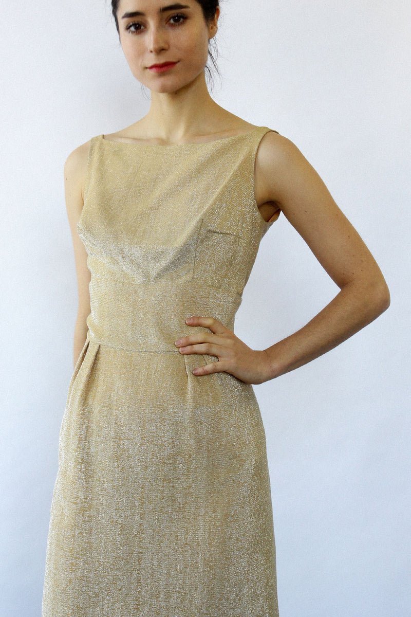 Gilded Bow Back Dress