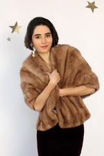 Florencia Mink Capelet XS-M