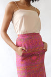 Tapestry Kangaroo Pocket Skirt XS