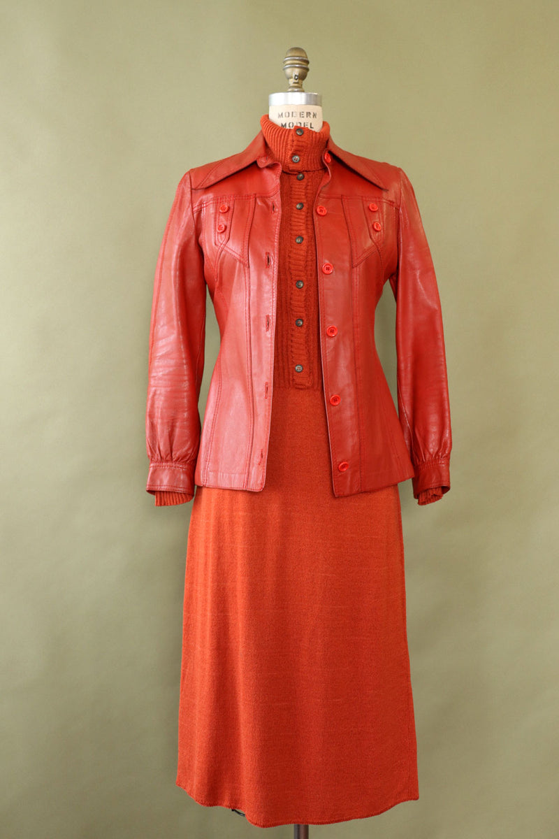 Rita Langman Paprika Sweaterdress M