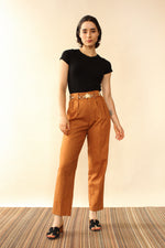 Pumpkin Spice Linen Pants XS