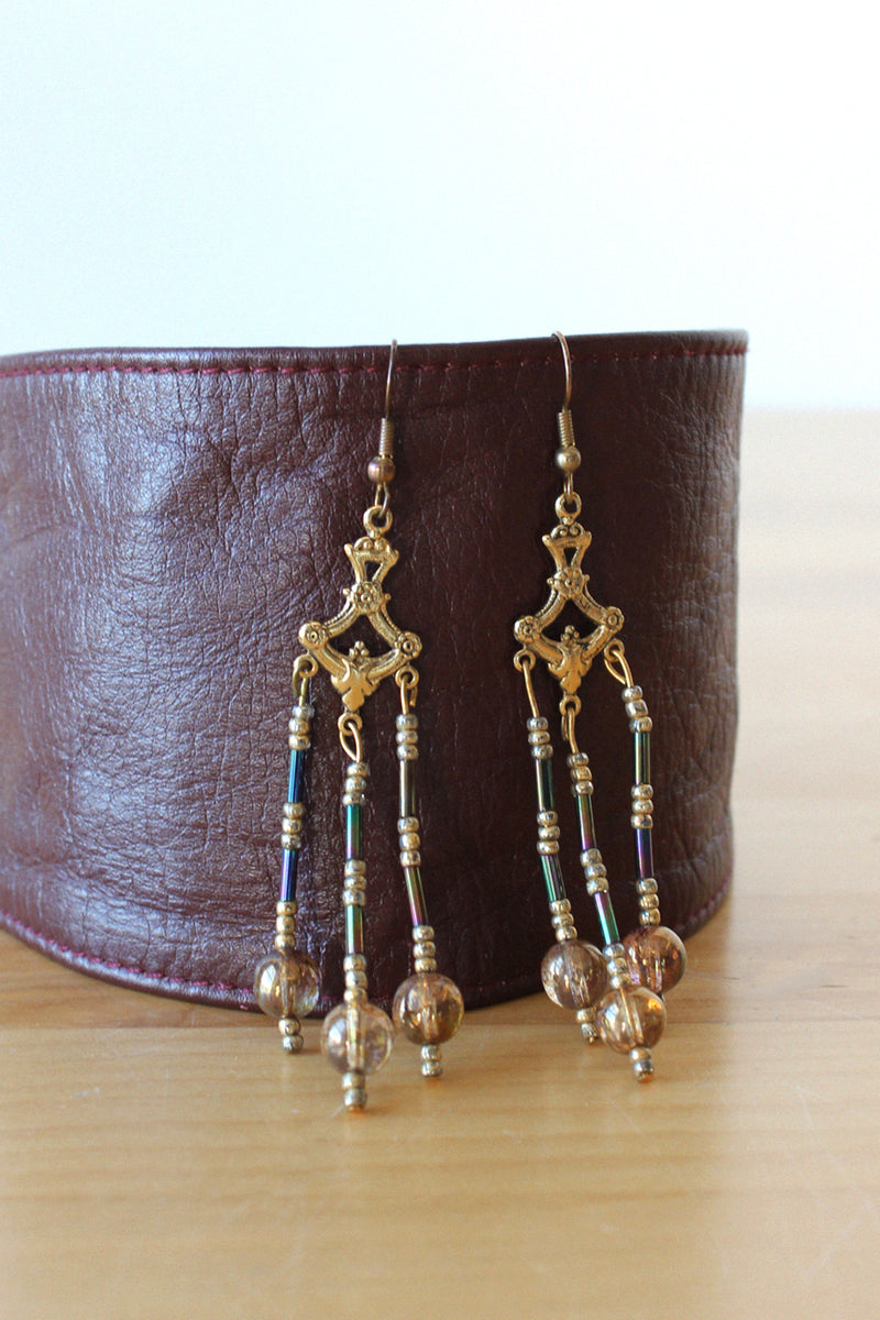 Dangly Beaded Earrings